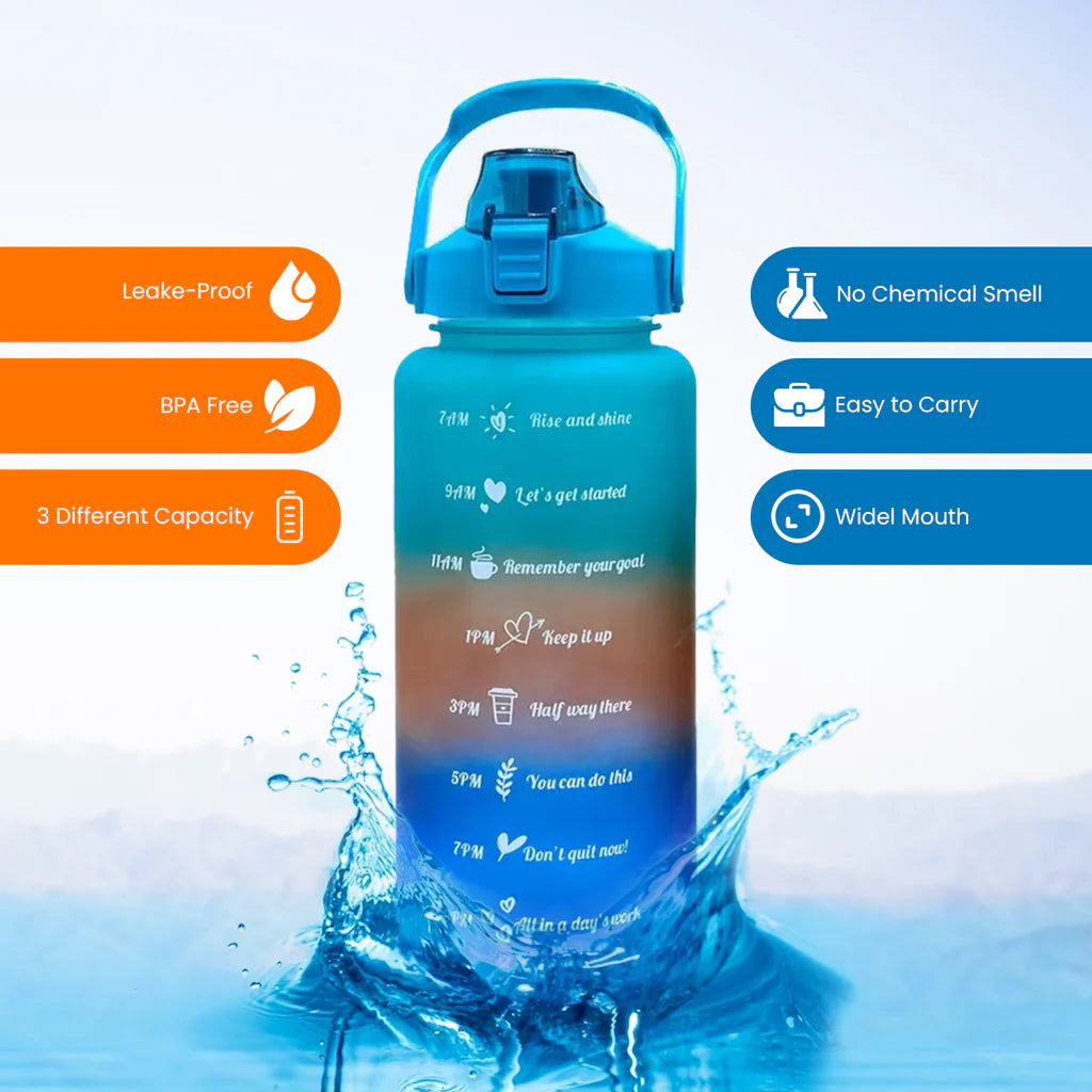Motivational Water Bottle (Set of 3)