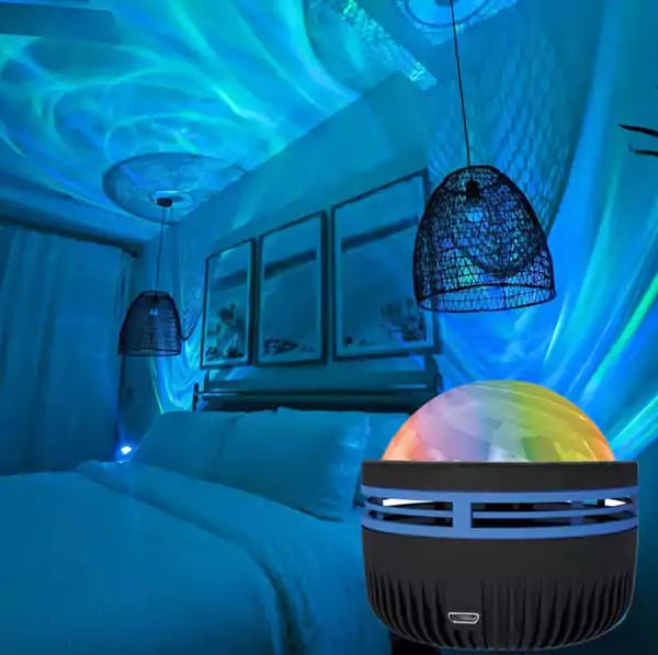 2 in 1 Northern Lights and Ocean Wave Projector