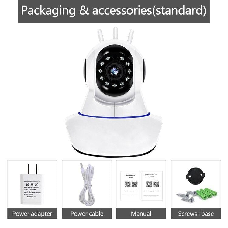 IP WIRELESS CAMERA 360 WITH 3 ANTENNA