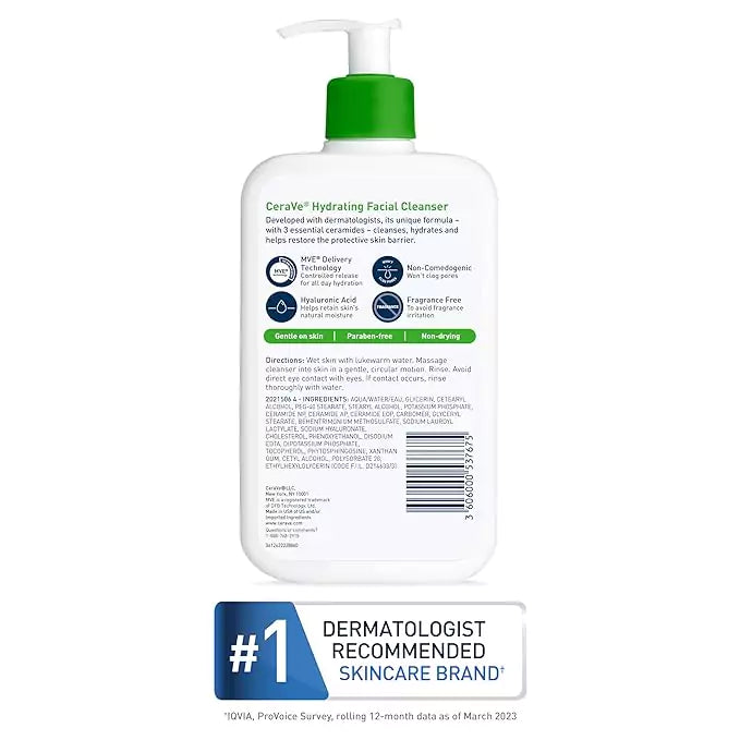 CeraVe Hydrating Facial Cleanser - 237 ml