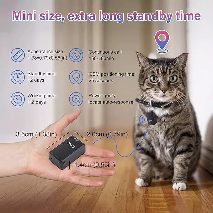GPS Tracker GF-07 - Portable Real Time GPS Tracking Device