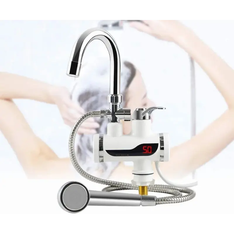 Electric Faucet Tap Water Heater with Shower