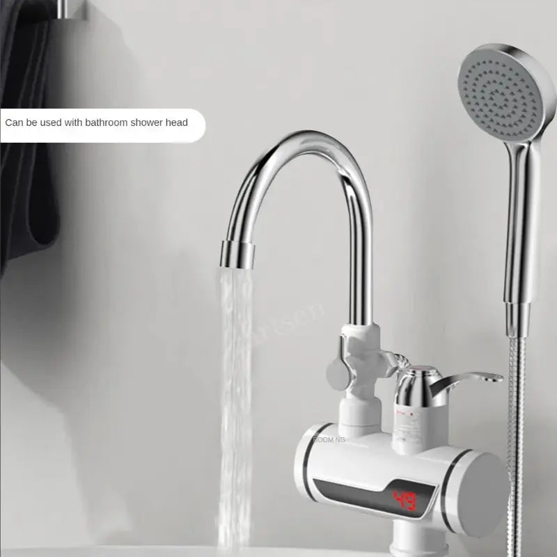 Electric Faucet Tap Water Heater with Shower