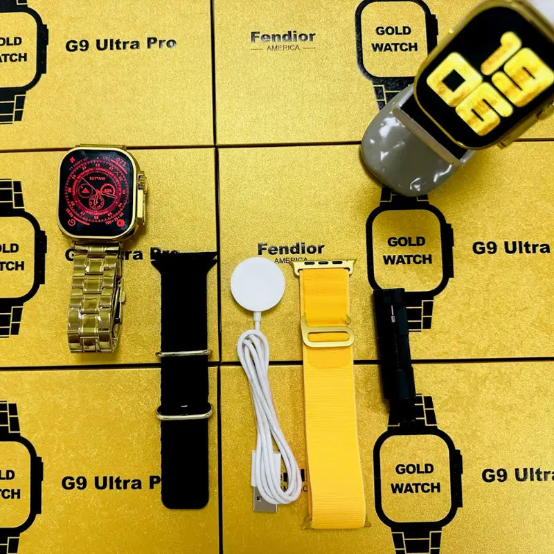 G9 Ultra Pro Gold Smart Watch