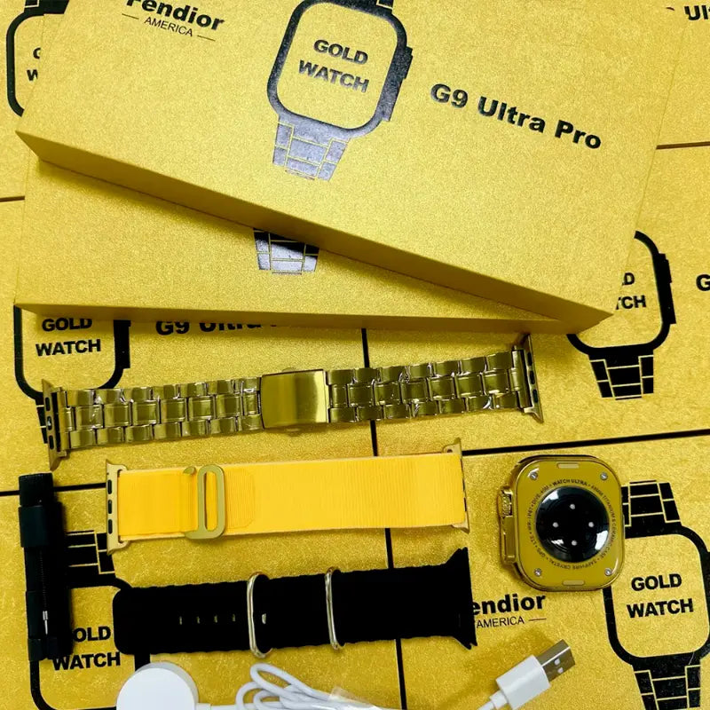 G9 Ultra Pro Gold Smart Watch