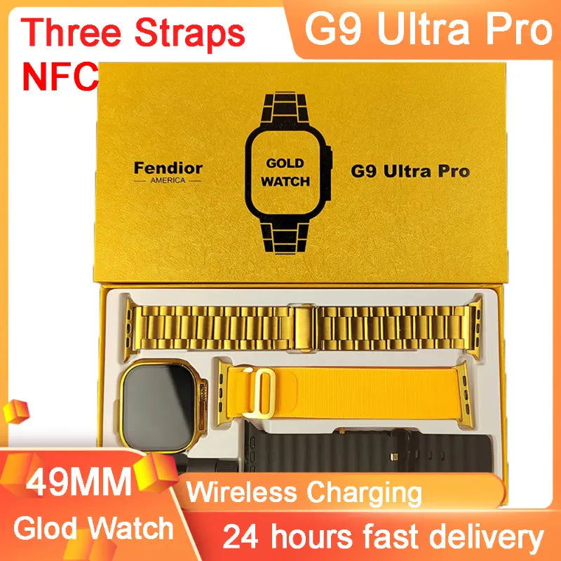 G9 Ultra Pro Gold Smart Watch