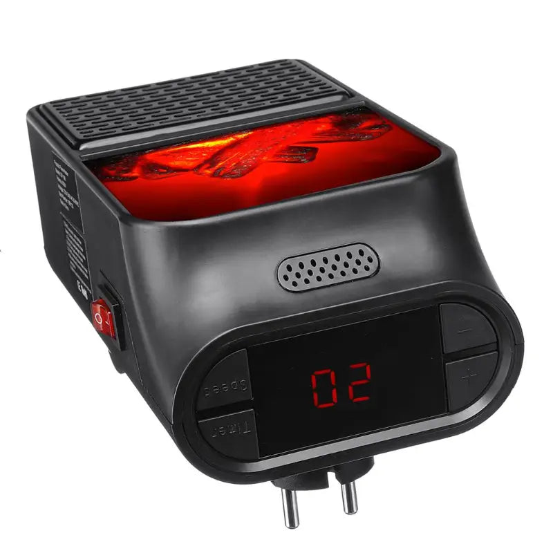 Flame Electric Heater - 900 Watt with Remote Control