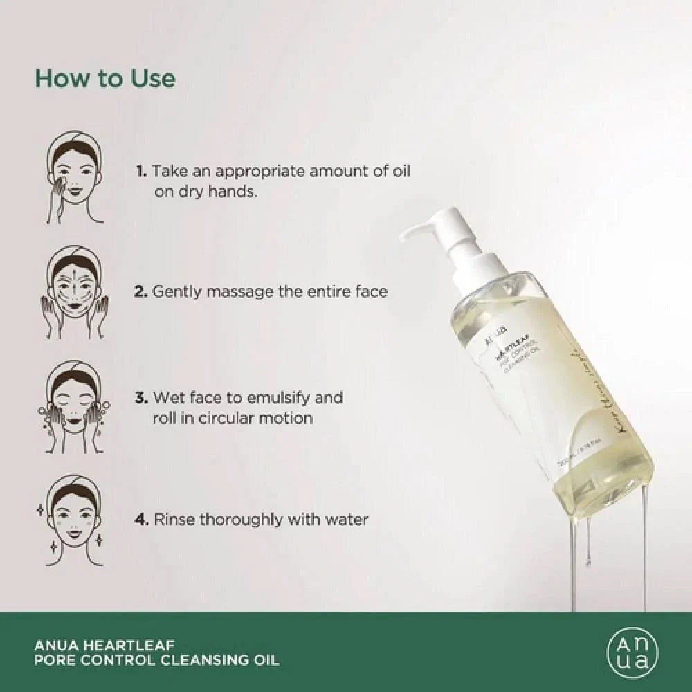 Anua Cleansing Bundle Set (Cleansing Oil+Foam Cleanser)