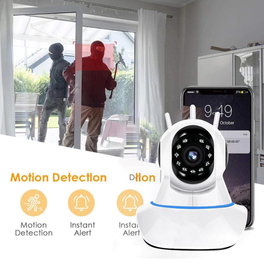 IP WIRELESS CAMERA 360 WITH 3 ANTENNA