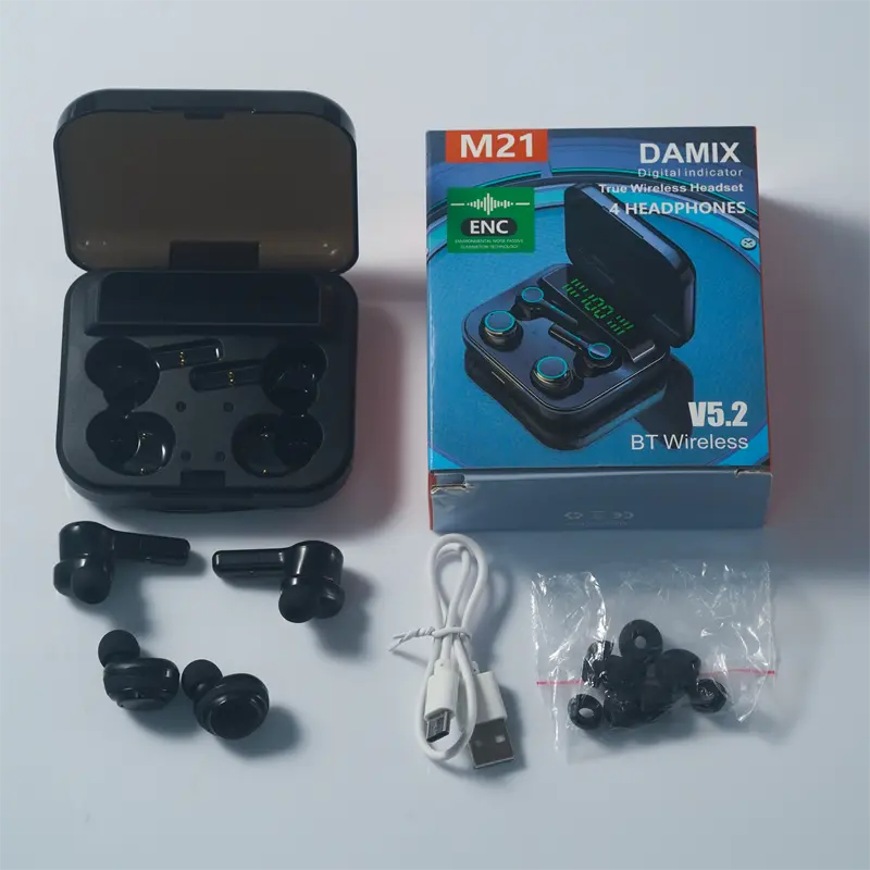 M21 Earbuds with Powerbank