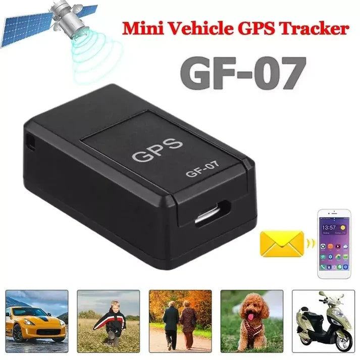 GPS Tracker GF-07 - Portable Real Time GPS Tracking Device