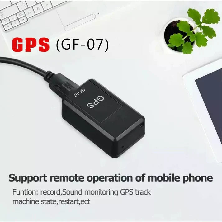 GPS Tracker GF-07 - Portable Real Time GPS Tracking Device