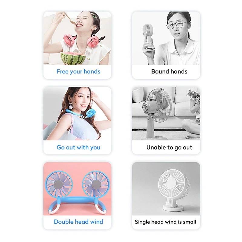 Neckfan Portable Rechargeable