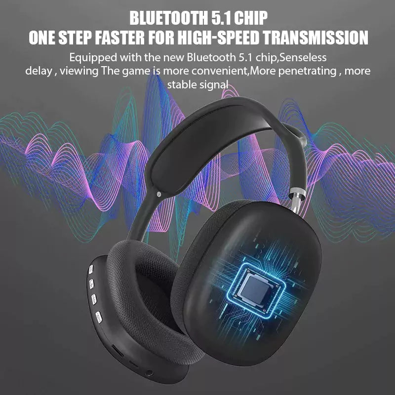 Wireless P9 Earphone - Black