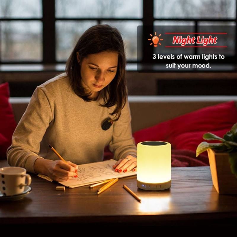 Portable Wireless Touch Lamp Speaker